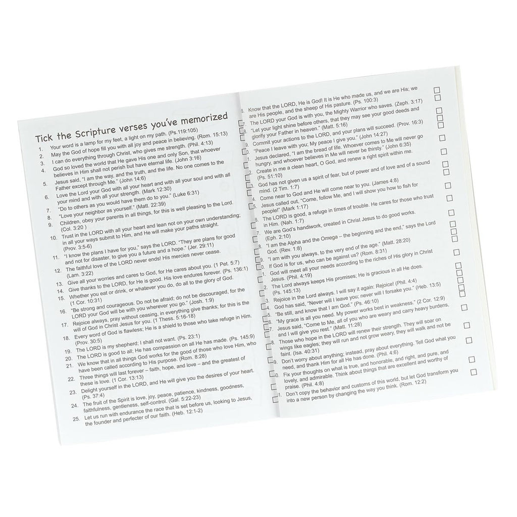 77 Memory Verses Every Kid Should Know book page sample