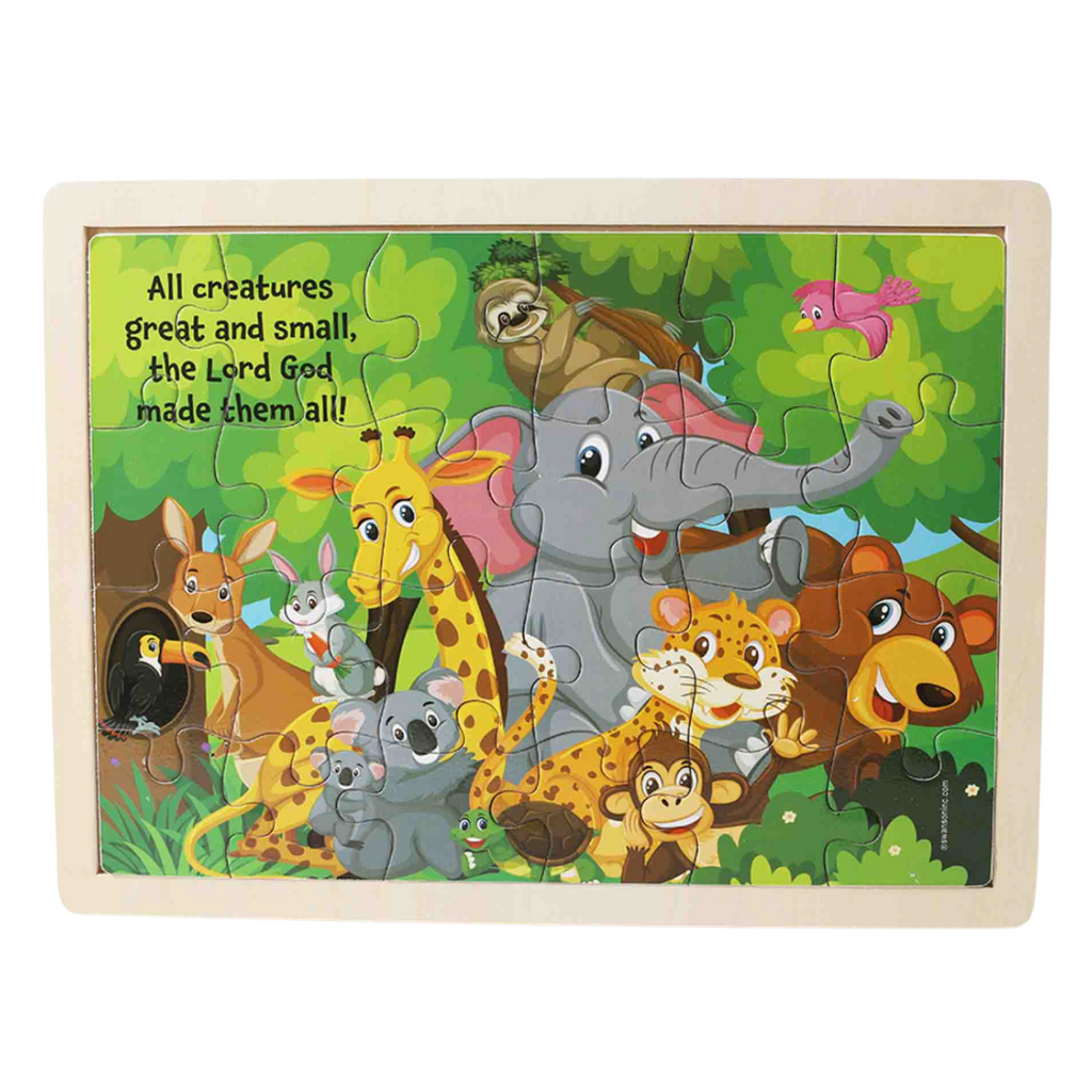 All Creatures Great and Small Wooden Puzzle