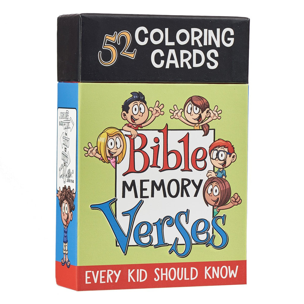 Bible Verses Every Kid Should Know - 52 Coloring Cards
