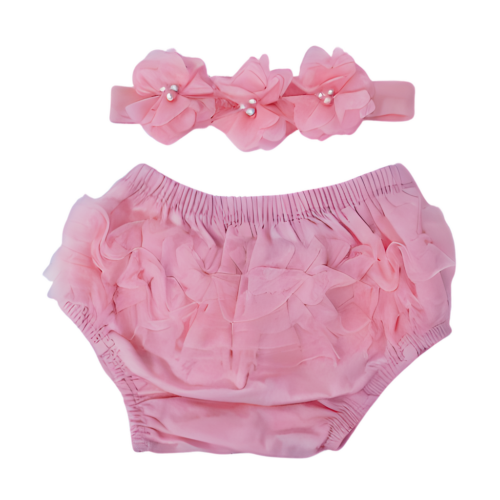 Bloomers and Headband Sets pink