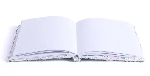 Cherished Butterfly Sequin Journal book open