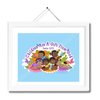 Christian Artwork - Children are a Gift From God - Blue - Black Children