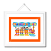 Christian Artwork - Train Up A Child Artwork - Orange - Diverse Children