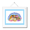 Christian Artwork - Fearfully and Wonderfully Made Artwork - Blue - Diverse Children