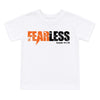 FEARLESS (White) – Christian T-Shirt for Boys