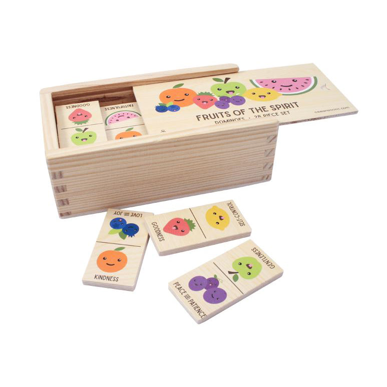 Fruit of the Spirit Wood Dominos
