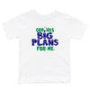 God Has Big Plans for Me - Toddler Boys Inspirational T-shirt