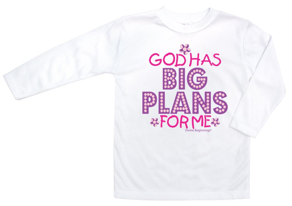 God Has Big Plans for Me T-shirt Long sleeve