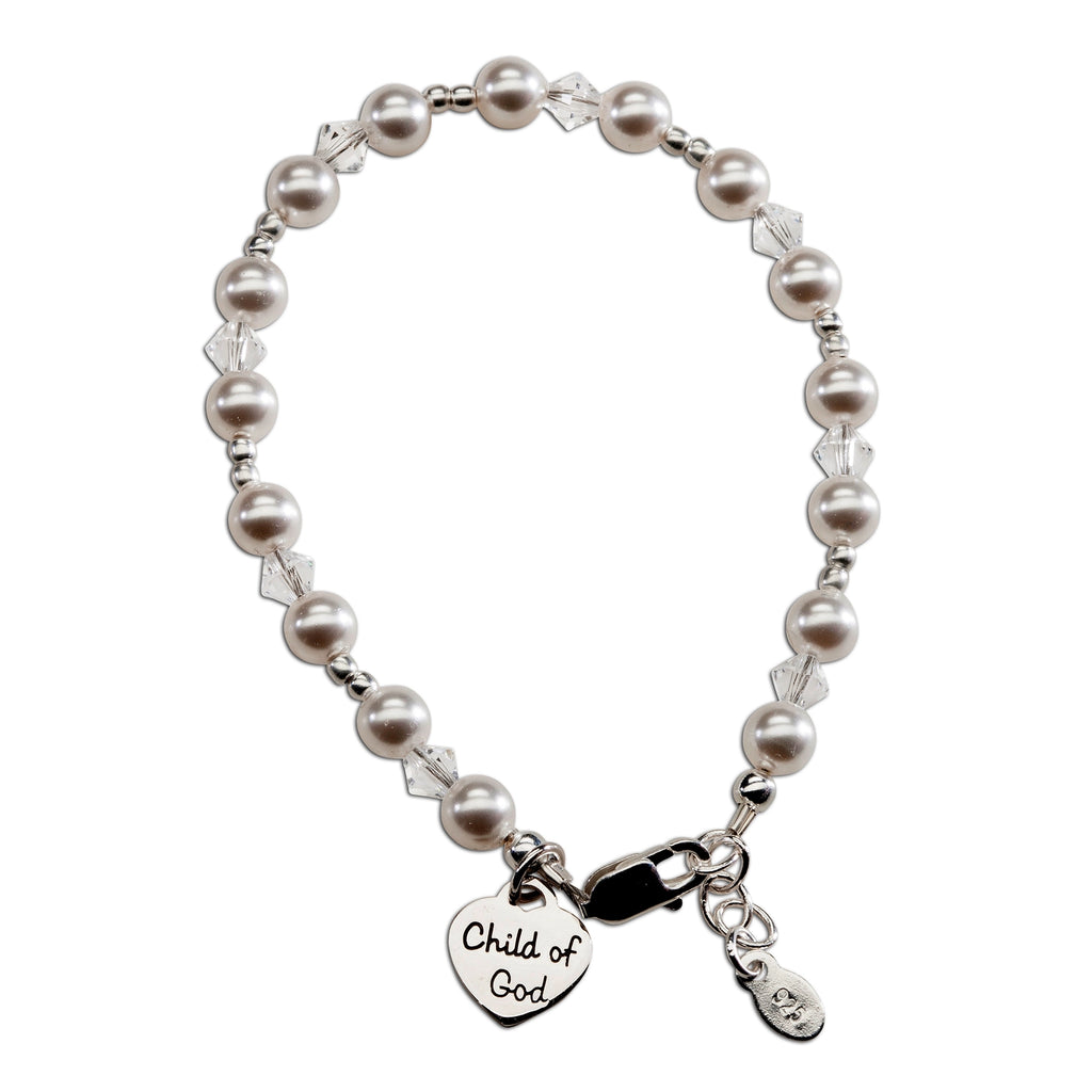 Grace & Faith Pearl Bracelet