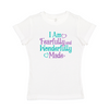 I Am Fearfully and Wonderfully Made - Big Girls Christian T-Shirt