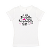 I Am Fearfully and Wonderfully Made - Big Girls Christian T-Shirt (Black with Pink Accents)