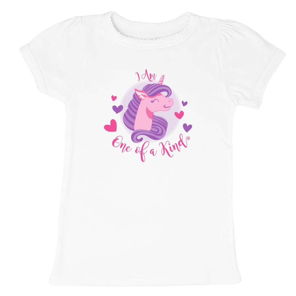 I Am One of A Kind - Toddler Girls Inspirational T-Shirt