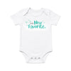 I'm the New Favorite — Unisex Baby Bodysuit
