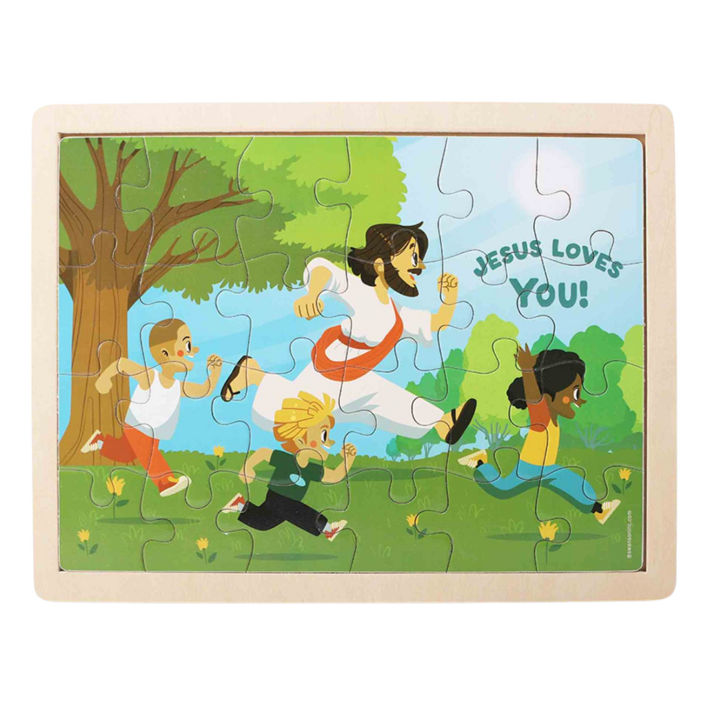 Jesus Loves You Wooden Puzzle