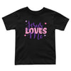 Jesus Loves Me (Pink & Purple Design) – Christian T-Shirt for Toddler Girls