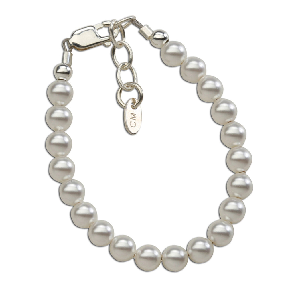 Little Blessings Pearl Sterling Silver Bracelet