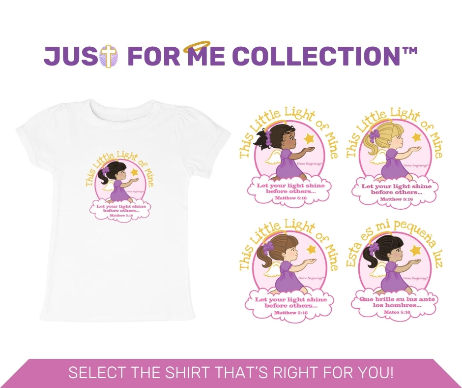 'This Little Light of Mine T-Shirt' - Girls Toddler T-shirt - Divine Beginnings, LLC
