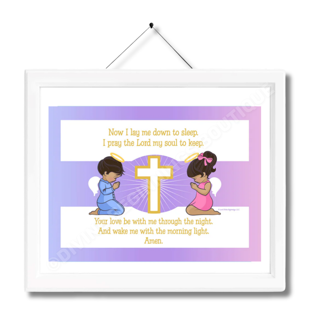 Now I Lay Me Down To Sleep - Christian Inspired Artwork 