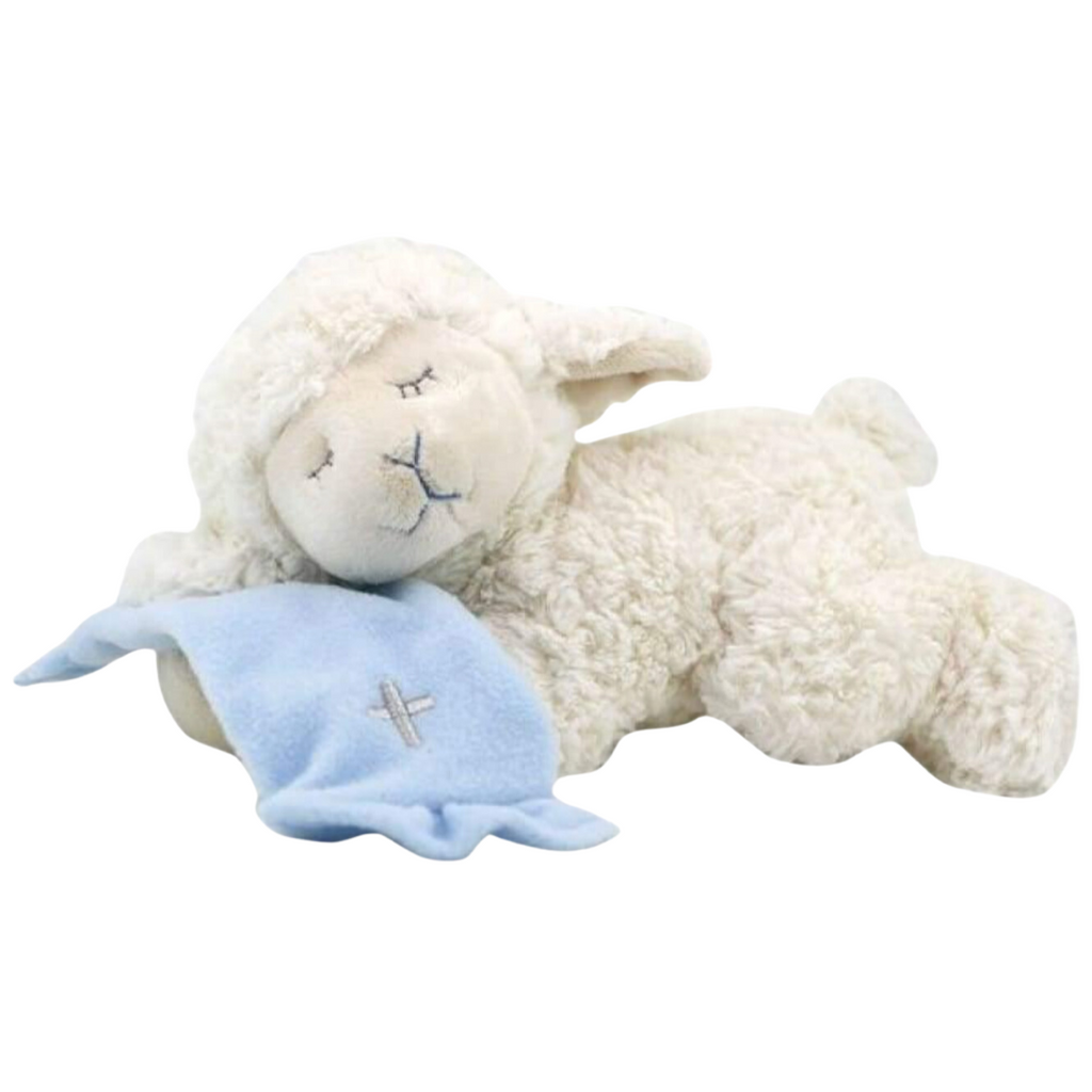 Praying Lamb- blue