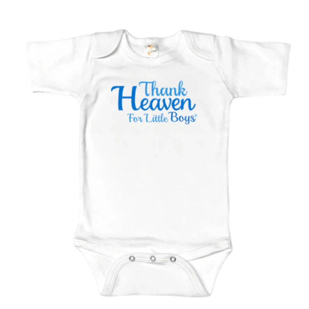Thank Heaven For Little Boys - Infant Boys Onesie