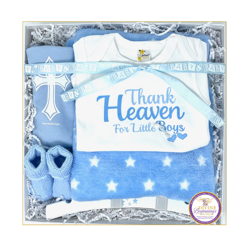 Thank Heaven For Little Boys 5-Piece Gift Set (Infants)