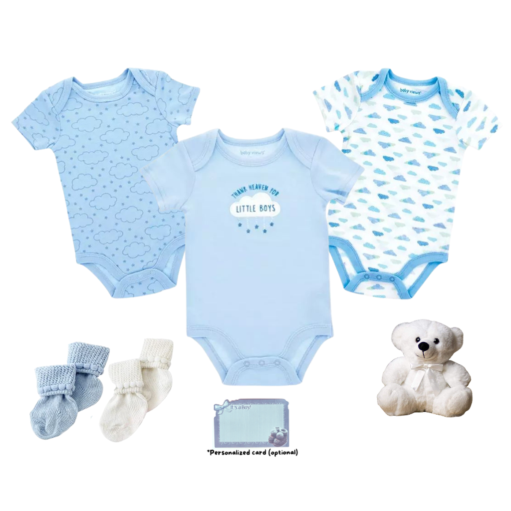 Thank Heaven For Little Boys 6 pieces gift set inclusions
