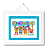 Christian Artwork - Train Up A Child Artwork - Blue - Black Children