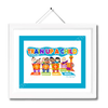 Christian Artwork - Train Up A Child Artwork - Blue - Diverse Children