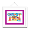 Christian Artwork - Train Up A Child Artwork - Purple - Diverse Children