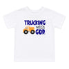 Trucking with God – Christian T-Shirt for Toddler Boys
