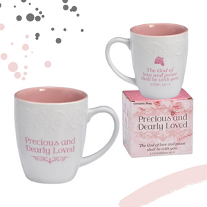 Precious and Dearly Loved - Christian-themed Mug
