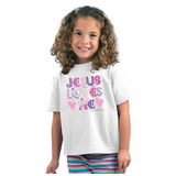 Girls Christian T-shirt - 'Jesus Loves Me'