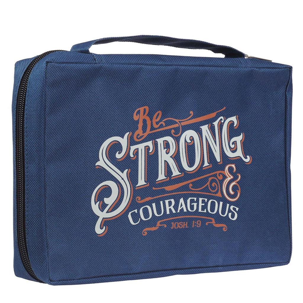 Bible Cover - Be Strong and Courageous tilt