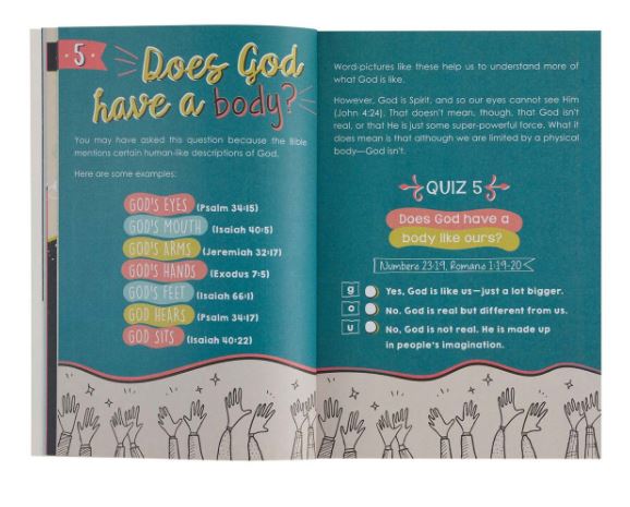 Bible Questions & Answers for Kids page sample