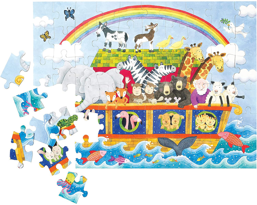 Noah's Ark 60-Piece Floor Puzzle pieces