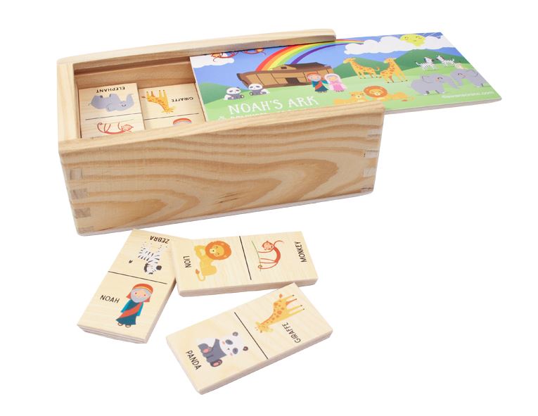 Noah's Ark Wood Dominos