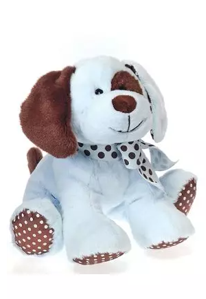 Puppy Rattle- blue