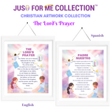 The Lord's Prayer Wall Art (English and Spanish)