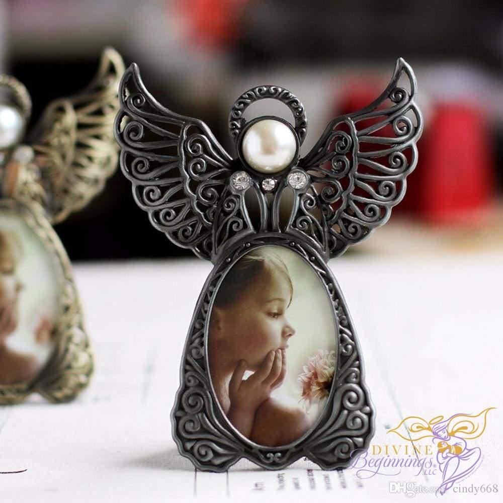 "Angel Wings" Classic Vintage Style Picture Frame - Divine Beginnings, LLC