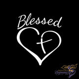DIVINE DECALS™ - "Blessed" Car Window Decals - Divine Beginnings, LLC